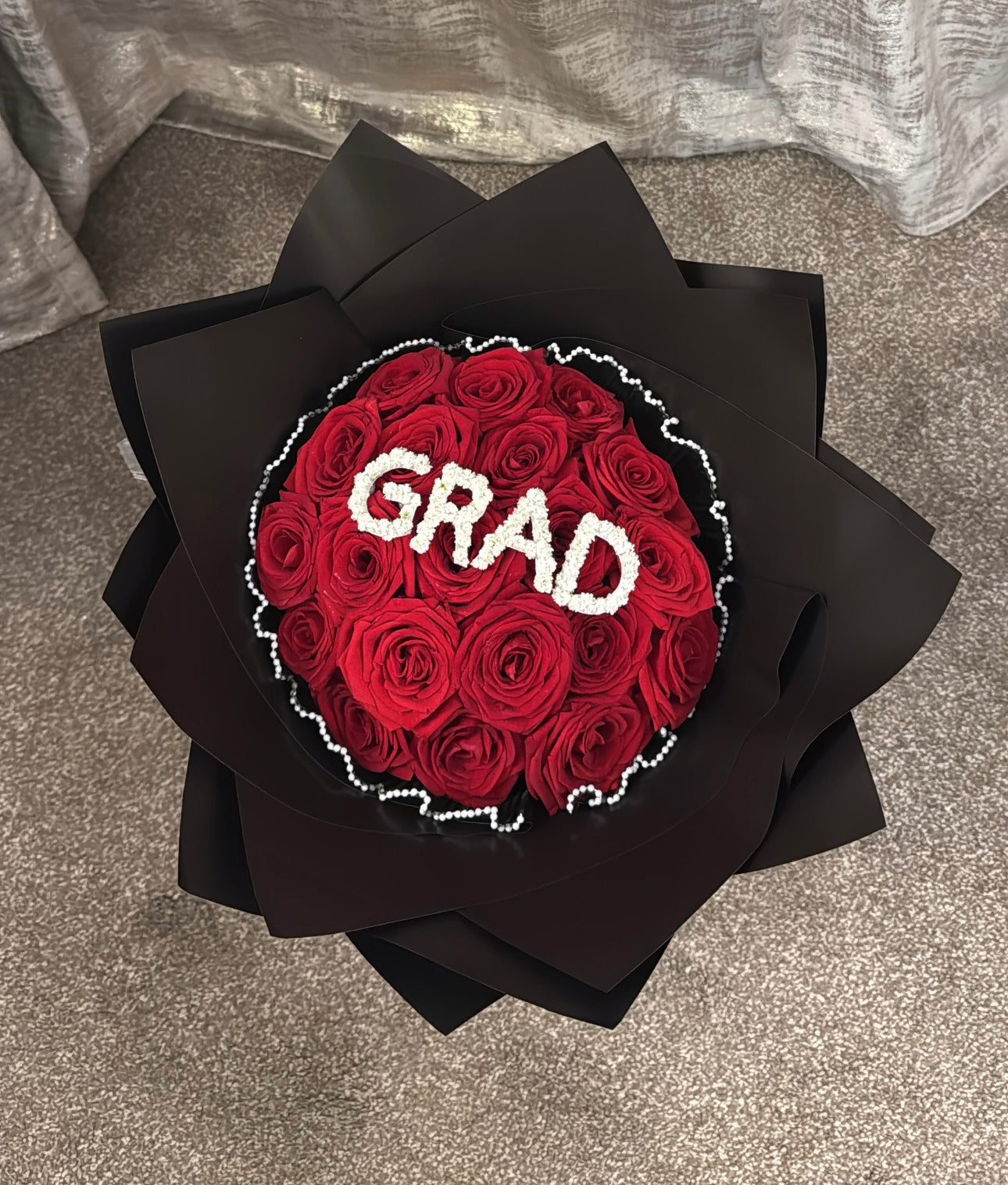 Grad Bouquet - 20 Stems & Gyps