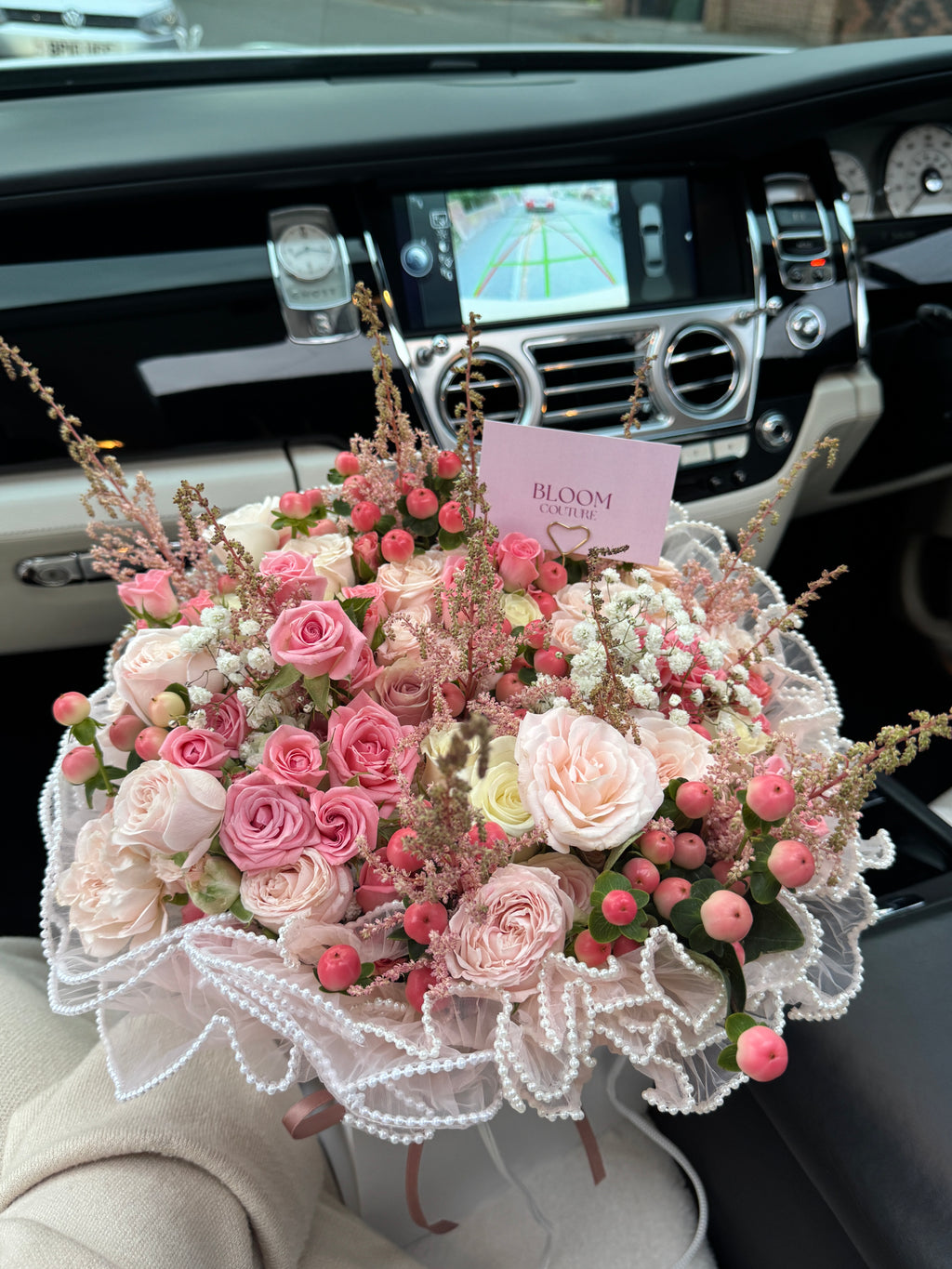Pink & Cream Charm Bouquet - 50 Stems